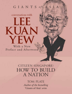 Conversations with Lee Kuan Yew Book Cover