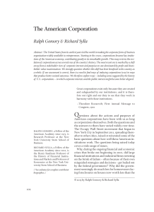 The American Corporation: History & Evolution