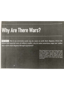 Why Wars Happen: Causes & Conflict Resolution