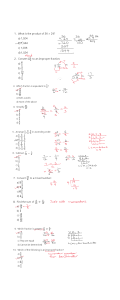 Math Worksheet: Fractions & Arithmetic