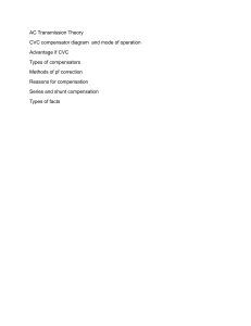 AC Transmission & Power Factor Correction Outline