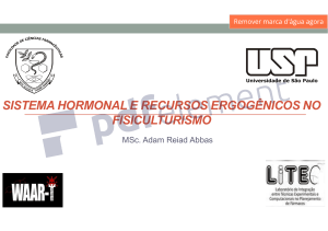 Sistema Hormonal e Recursos Ergogênicos no Fisiculturismo