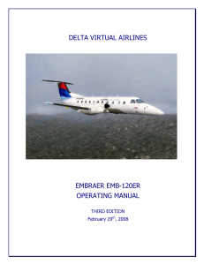 Embraer EMB-120ER Operating Manual