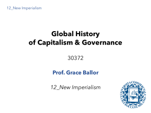 New Imperialism: Global History Presentation