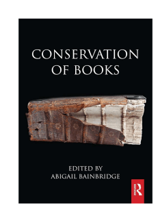 Conservation of Books: Global Structures & Preservation