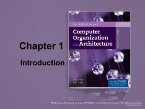 Computer Organization and Architecture Chapter 1