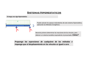 Sistemas Hiperestáticos: Métodos Energéticos