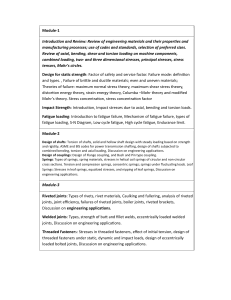 Mechanical Engineering Course Syllabus