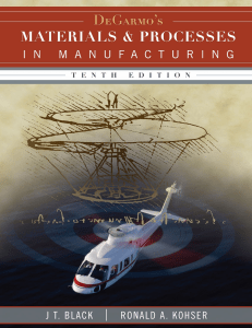 Materials & Processes in Manufacturing Textbook