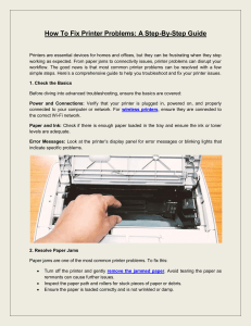 How to Fix Printer Problems: A Step-by-Step Guide