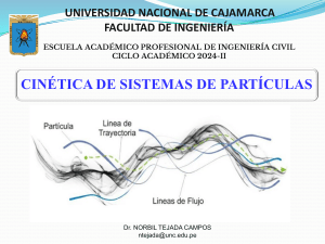 Cinética de Sistemas de Partículas: Presentación Universitaria