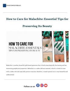 How to Care for Malachite: Essential Tips