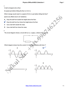 Physics Difficult MCQ Collection