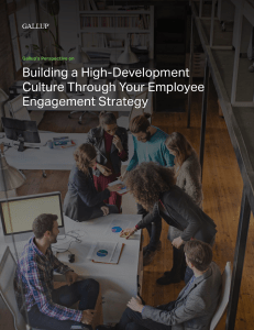 Employee Engagement & High-Development Culture