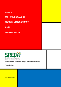 Energy Management & Audit Fundamentals Module