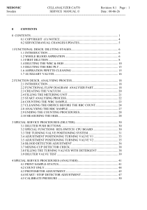 Medonic CA570 Service Manual: Diluting, Analyzing, & Repair