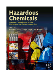 Hazardous Chemicals: Overview, Toxicology, Challenges