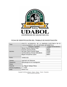 Ficha de Investigación: Efecto Energía Eléctrica en Sistemas