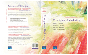 Principles of Marketing Textbook, 4th European Edition