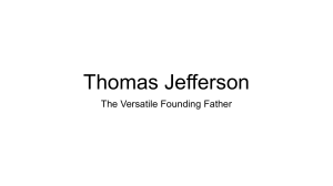 Thomas Jefferson: A Founding Father Presentation