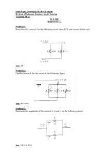 ECE-2001 Homework: Circuit Analysis Problems