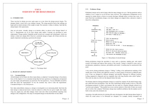 Aircraft Design Process Overview