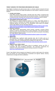 Virgin Media Target Audience Report