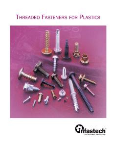 Threaded Fasteners for Plastics: Technical Guide