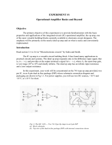 Op-Amp Lab Experiment: Basics and Beyond