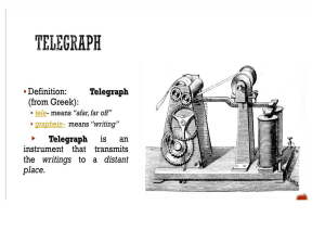 Telegraph Invention: Definition & Image