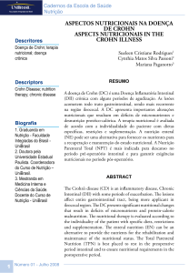 Aspectos Nutricionais na Doença de Crohn
