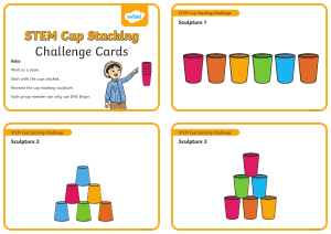 STEM Cup Stacking Challenge Cards