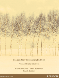 Probability and Statistics Textbook, 4th Edition