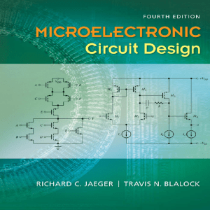 Microelectronic Circuit Design Textbook