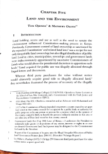 Land & Environment in Kenya: Legal Analysis