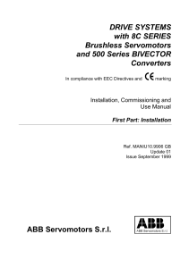 ABB Drive Systems Installation Manual