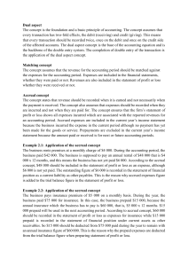 Accounting Principles: Dual Aspect, Accrual, Matching