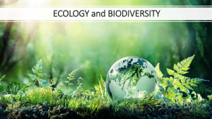 Ecology and Biodiversity Presentation