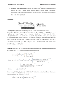 Heat Transfer Homework Solutions