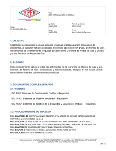 Procedimiento de Izaje y Movimiento de Cargas YPFB