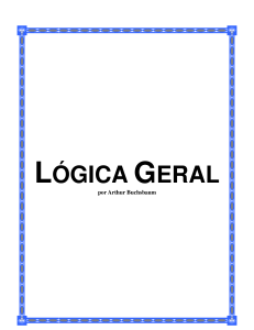 Lógica Geral: Livro Didático