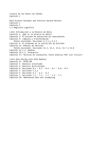 Ciencia de Datos y Minería: Guía de Estudio