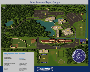Keiser University Flagship Campus Map