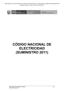 Código Nacional de Electricidad (Suministro 2011)