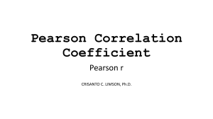 Pearson Correlation Coefficient Explained