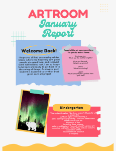 Art Room January Report: Northern Lights Project