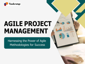 Agile Project Management: Methodologies & Benefits