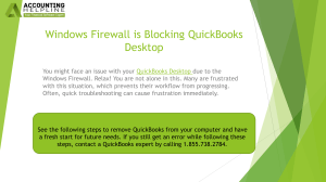 Windows Firewall Blocking QuickBooks: Troubleshooting Guide