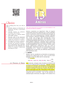 Amines: Structure, Classification, and Reactions