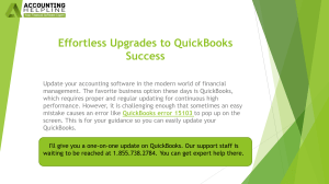 QuickBooks Update Guide: Streamline Your Accounting Software